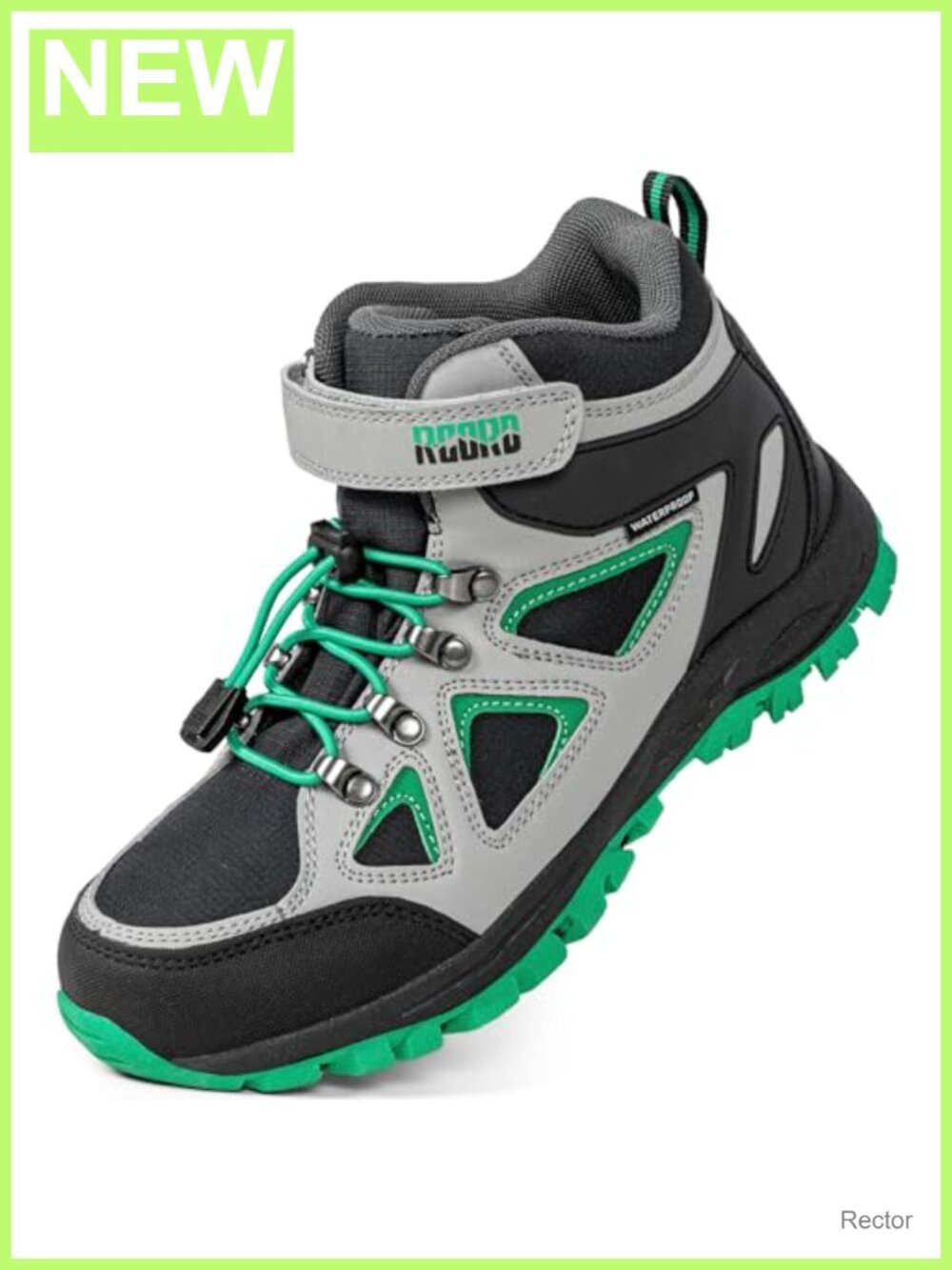Kids Hiking Boots Waterproof Girls Outdoor Athletic Anti-Skid TPR Sole